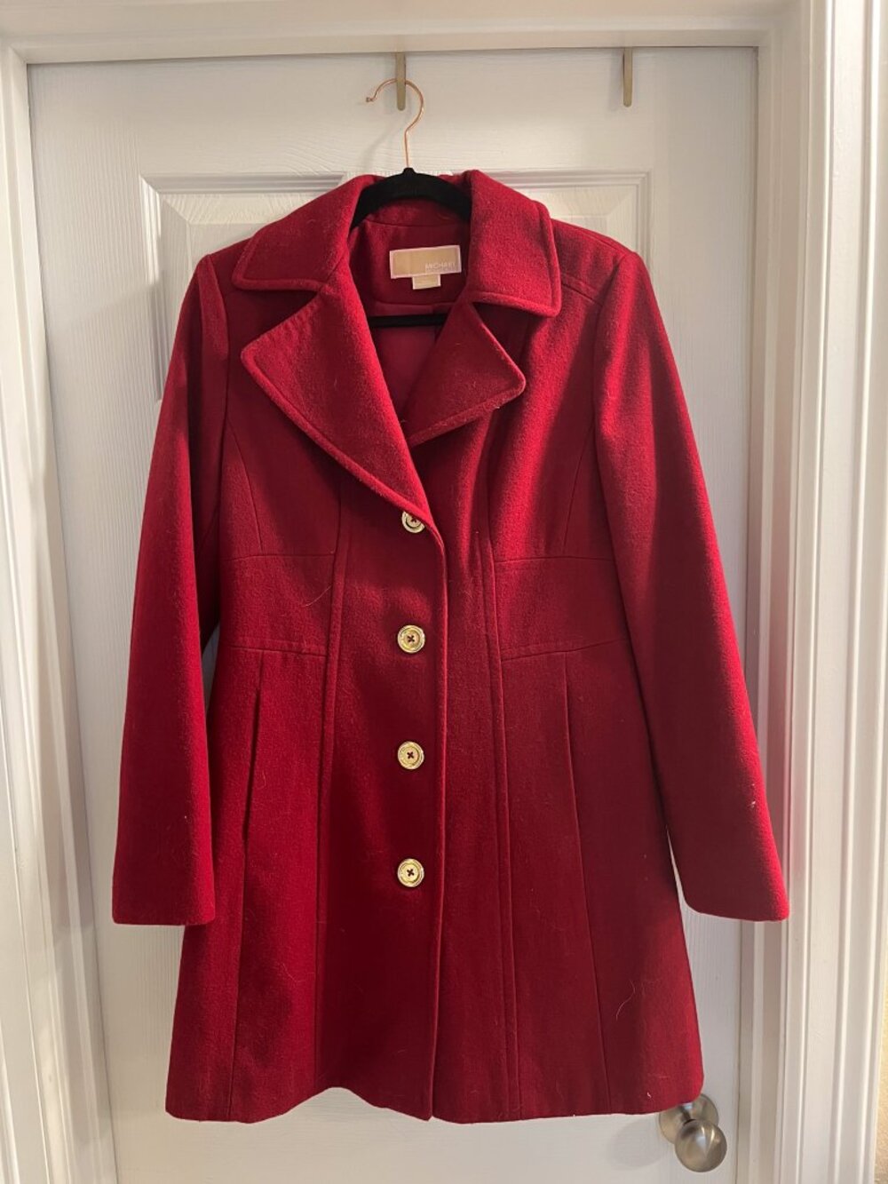 Red Michael Kors Coat